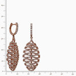 серебряные серьги с цирконом  59057260